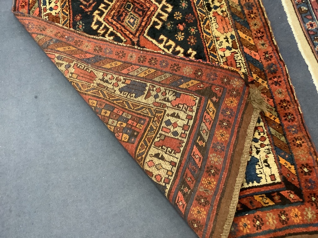 An Eastern blue ground runner, 440 x 105cm